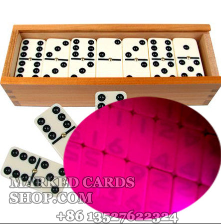 Dominó de tinta invisível para lentes de contato luminosas/câmera infravermelha