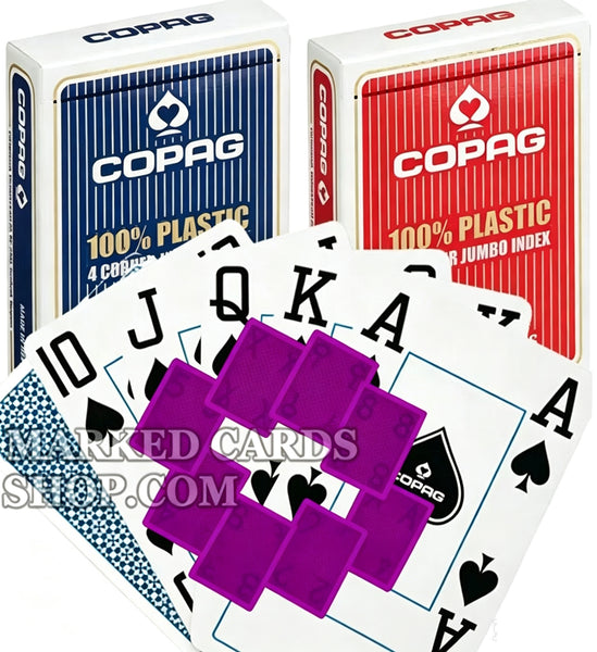 Copag 4 Corner <tc>baralho marcados</tc> para lentes de contato trapaceiras
