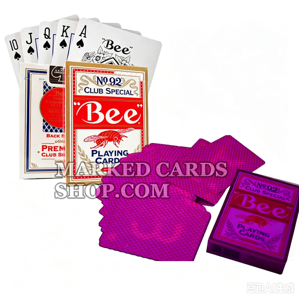 Bee <tc>baralho marcados</tc> à venda com lentes de contato para leitores de cartões marcados