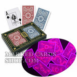 Cartas marcadas Poker KEM Arrow Jogando Cartas Tamanho da Ponte Índice Regular