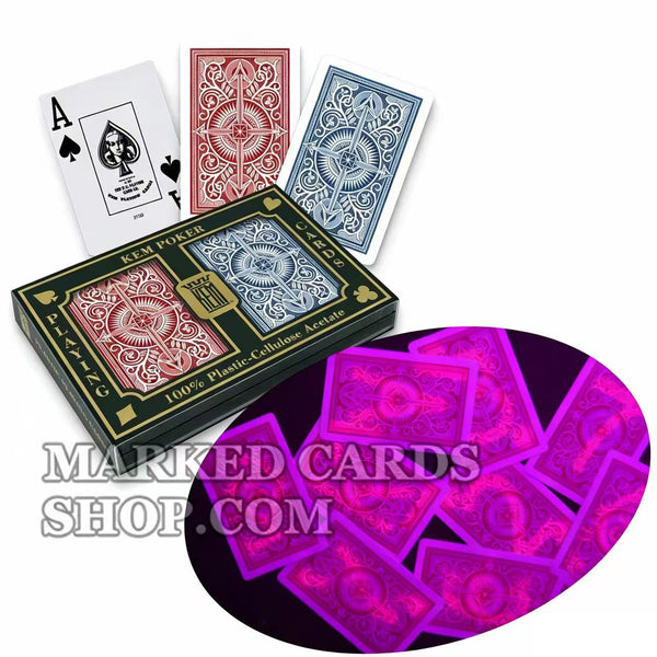 Cartas marcadas Poker KEM Arrow Jogando Cartas Tamanho da Ponte Índice Regular