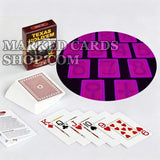 Tinta invisível Dal Negro Texas Holdem cartas lidas por lentes de contato luminosas