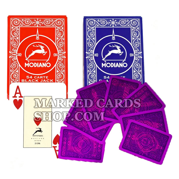 Modiano 54 Carte Blackjack Cartas marcadas com tinta infravermelha