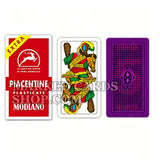 Índice regular de cartões plásticos Modiano Piacentine para câmera IR Poker