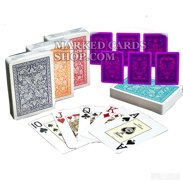 Fournier 2818 Jumbo Index Jogando Cartas Lentes de Contato Cartas Marcadas
