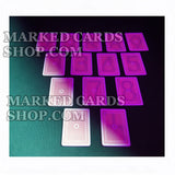 Tinta invisível Dal Negro Texas Holdem cartas lidas por lentes de contato luminosas