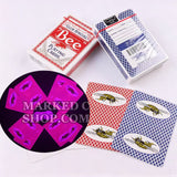 Cartas de jogar Casino Bumble Bee trapaceando com lentes de contato de cartas marcadas