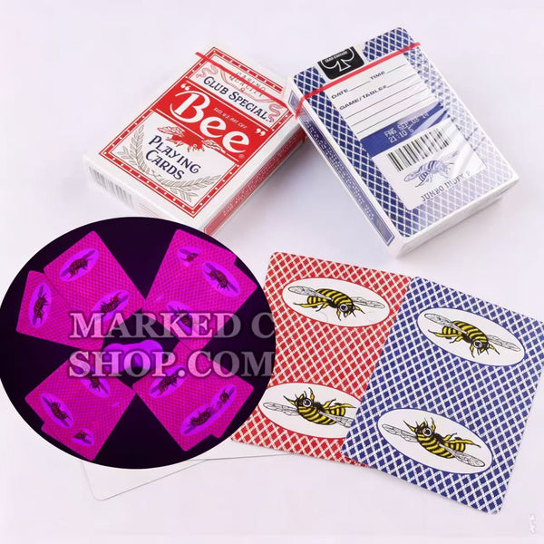 Cartas de jogar Casino Bumble Bee trapaceando com lentes de contato de cartas marcadas