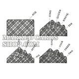 Cartões invisíveis marcando KEM Paisley 2 <tc>baralhos</tc> Narrow Regular