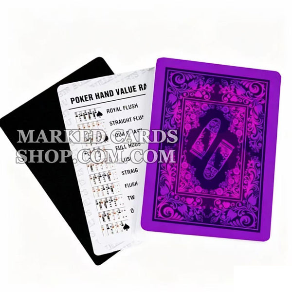 Cartas de trapaça de pôquer Bullets com tinta invisível