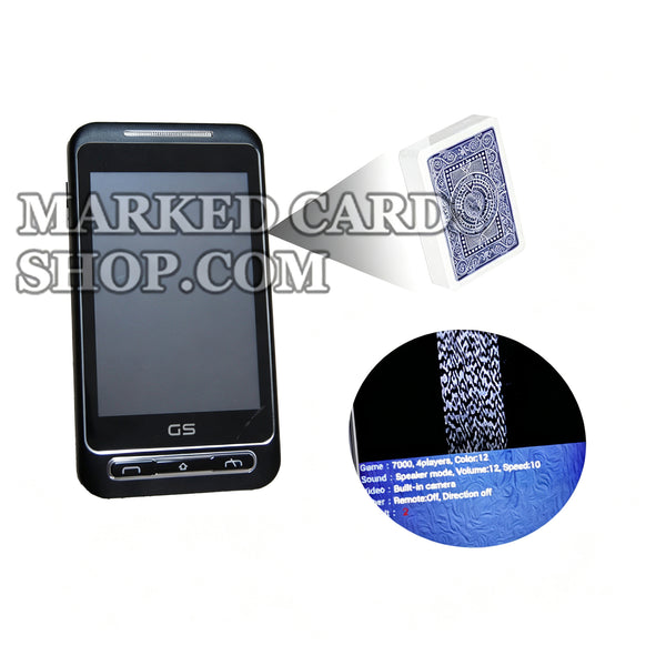 Dispositivo do sistema GS Poker Scanner - Analisador de Poker/Câmera de digitalização/Código de barras <tc>baralho marcados</tc>