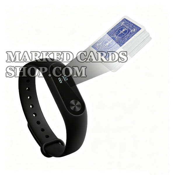 Câmera de digitalização de pôquer com pulseira elegante para cartas de trapaça no Texas Holdem