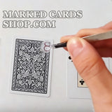 Lentes de contato para cartas de jogar raio X