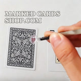 Lentes de contato para cartas de jogar raio X