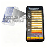 Câmera de cartas marcadas para iPhone para analisador de mãos de vencedor de pôquer
