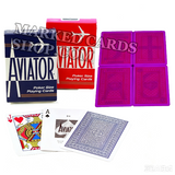 Cartões de marcação de aviador invisível com índice jumbo/padrão 52 cartões