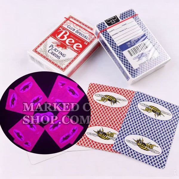 Cartas de jogar Casino Bumble Bee trapaceando com lentes de contato de cartas marcadas