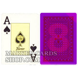 Fournier 818 cartas de jogar marcadas, cartas revestidas de plástico de papel