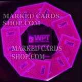 <tc>baralho marcados</tc> de cartões plásticos do World Poker Tour para lentes de contato luminosas