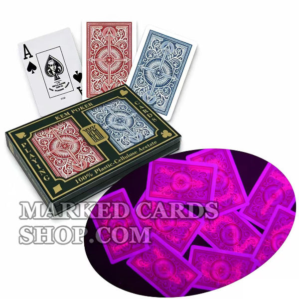 Cartas marcadas Poker KEM Arrow Jogando Cartas Tamanho da Ponte Índice Regular