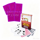Cartas de jogar de plástico Lion para lentes de contato de cartas marcadas