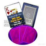 Cartas de jogar de plástico Lion para lentes de contato de cartas marcadas