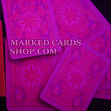 Cartas de pôquer marcadas Modiano Cristallo com tinta luminosa