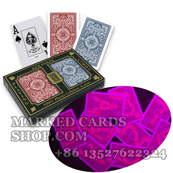 Cartas marcadas Poker KEM Arrow Jogando Cartas Tamanho da Ponte Índice Regular