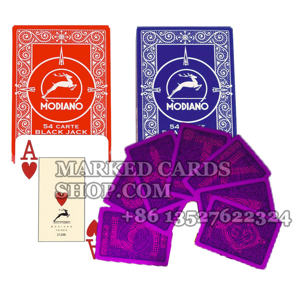 Modiano 54 Carte Blackjack Cartas marcadas com tinta infravermelha