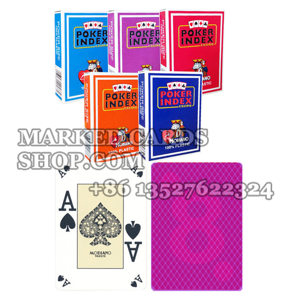 Modiano Poker Index Cartas Marcadas com Índice Regular em 4 Cantos