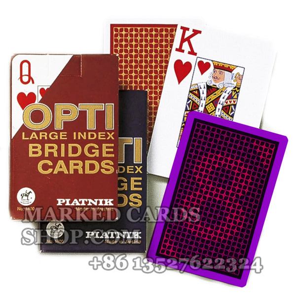 Piatnik Jogando Cartas Opti Poker Marcação Invisível para Trapaça de Cartas