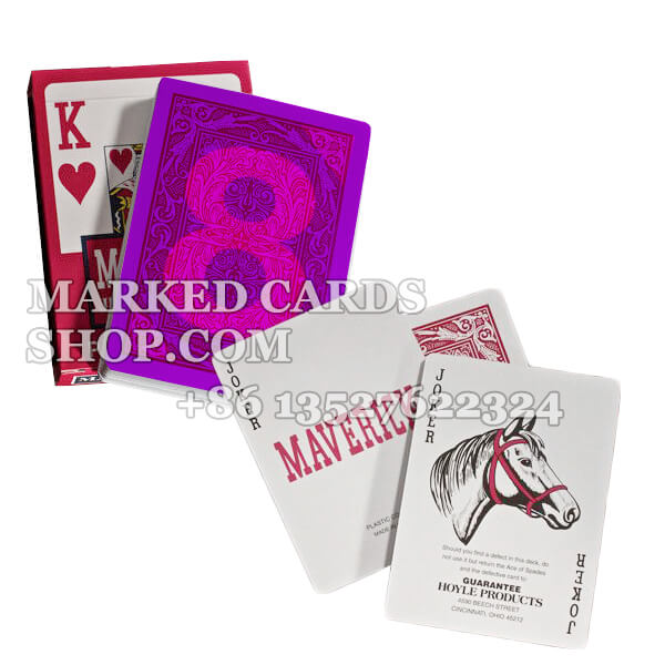 Maverick Marked Cards Poker para lentes de contato infravermelhas